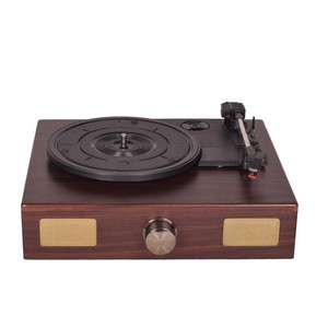 Vinyl Record Player (3-Speed) Equipped with Built-in Speakers, Auto-Stop, BT and <strong>RCA</strong> <strong>Output</strong>, Retro Sound + Modern Connectivity - Product Image 5