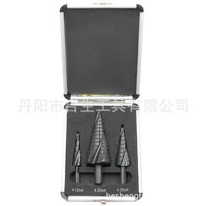 Mr <b>Drill</b> <b>Step</b> <b>Drill</b> Bit Set 10-32mm Black Oxide Triangular Shank Metal Drilling Twist <b>Drill</b> Bits - Product Image 3