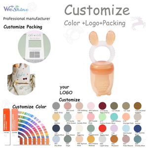 <span class=keywords><strong>Sucette</strong></span> pour bébé en silicone pour fruits et aliments avec moule, mini congélateur, sans BPA, en forme de lapin, pour fruits frais - Product Image 5