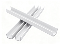 Profils en plastique écologiques personnalisés (PE/ABS/PVC/UPVC) pour supermarchés et garnitures de cadres de portes avec service de découpe