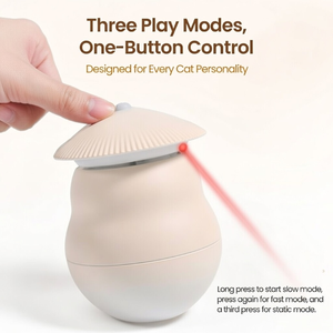 Sensore di Movimento Intelligente 360 °   Giocattolo Interattivo per Gatti e Cani con <span class=keywords><strong>Laser</strong></span> Casuale, Ricaricabile Tramite USB-C, con Base Autoraddrizzante - Product Image 6