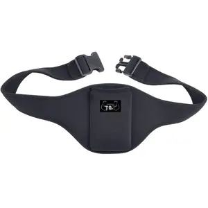 Neoprene Adjustable Microphone Belt Holder Fitness Waist Bag Sports Carrier Pouch Mic Belt for Fitness Instructors Speakers