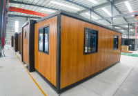 Nouvelle maison modulaire préfabriquée en bois de pin, style extensible, avec isolation vidéo, ignifuge et étanche
