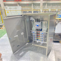 Tableau de distribution électrique en acier pour disjoncteurs MCB, avec barres omnibus, boîtier de distribution de puissance, IP55, 230V, pour commande industrielle extérieure
