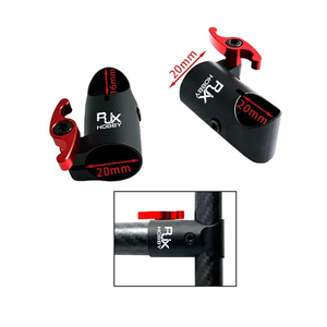 Conector de Tubo de Carbono Tipo T de Desconexión Rápida y Autoblocante RJXHOBBY RJX RJX 20-16/20mm para Tren de Aterrizaje de Drones - Product Image 5