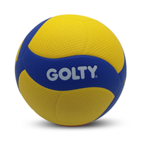 GOLTY VL-1001 Taille 5 Poids 260-280G et Circonférence 650-670MM avec Ballon de Volleyball Professionnel Original Personnalisé Laminé de Haute Qualité