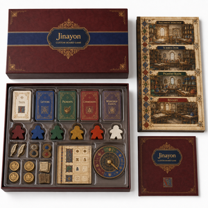 <span class=keywords><strong>Jeu</strong></span> de société de stratégie personnalisé, manuscrit médiéval illuminé, Scriptorium, livre en carton pliable, éducatif, héritage, 2-6 joueurs - Product Image 4