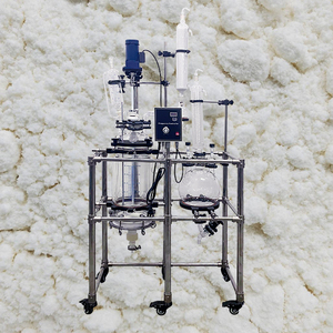 Glass Reactor with Jacket for Heating/Cooling, Ideal for Chemical Applications - Product Image 5