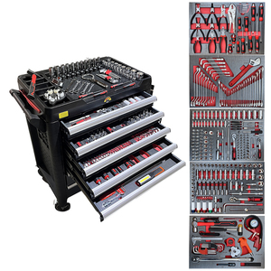 XingZhi <span class=keywords><strong>SDSF</strong></span>--352 Schwerlast-Werkzeugwagen mit 352 Teilen, 5 EVA-Schaumstoffeinlagen, Industrielle Schubladen, 4 Schwenkrollen, Chrom-Vanadium - Product Image 1