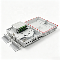 Kotak Terminal Akses Fiber FTTH 16 Port IP65 Outdoor NAP Box dengan Splitter PLC 1x16 SC APC Kotak Distribusi Serat Optik