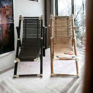 Gran oferta, tumbona de bambú Natural sólido para patio al aire libre, junto a la piscina, jardín, patio, uso Exterior de Hotel - Product Image 2