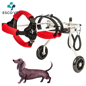 Meilleur support complet 4 roues <span class=keywords><strong>pour</strong></span> petits chiens utilisés pattes avant chiot <span class=keywords><strong>chien</strong></span> dans une chaise saucisse <span class=keywords><strong>pour</strong></span> jambes arrière, fauteuil roulant réglable <span class=keywords><strong>pour</strong></span> <span class=keywords><strong>chien</strong></span> - Product Image 1