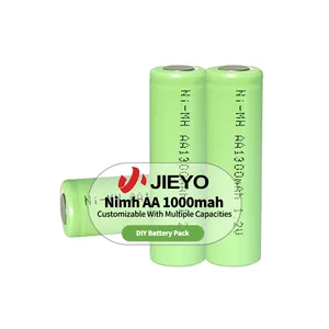 Jieyo NI-MH ขนาด AA 1.2v 1300mah แบตเตอรี่ชาร์จ NIMH คู่ A 1.2V 1300mAh แบตเตอรี่สําหรับไฟ