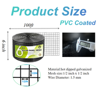 Kit de panneaux en maille galvanisée de 6'' 1,5 mm pour la protection des panneaux solaires à grande échelle contre les oiseaux