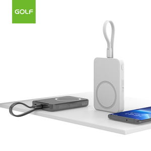 PD 40W Carga rápida Venta al por mayor Mini Cable incorporado Powerbank Personalizado Wireless Magn Power Bank 10000mAh para computadora portátil - Product Image 5