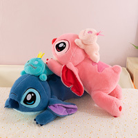 Boneka Stitch Ukuran Besar Gaya Pesta, Boneka Stitch Emas Kecil, Mainan Boneka Stitch, Bantal, Hadiah Bayi Antarbintang