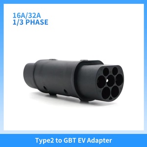 Adaptateurs pour voitures électriques AC Station EV T1 <span class=keywords><strong>T2</strong></span> GB/T Schuko 32A Chargeur EV Adaptateur EVSE pour Type 1 J1772 <span class=keywords><strong>Tesla</strong></span> - Product Image 5
