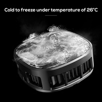 Ventilateur de refroidissement pour téléphone portable MEMO CX06 avec écran numérique, fixation magnétique, lumière RGB et réfrigération semi-conductrice
