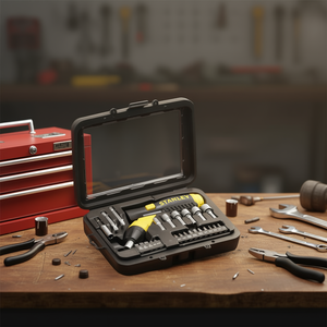 Juego de Destornilladores de Trinquete Stanley de 25 Piezas con Estuche y Puntas para Tareas de Reparación de Precisión - Product Image 3