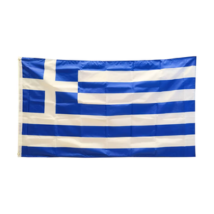 Высокое качество оптовая продажа на заказ полиэстер Греция Национальный флаг страны для спортивных мероприятий - Product Image 6