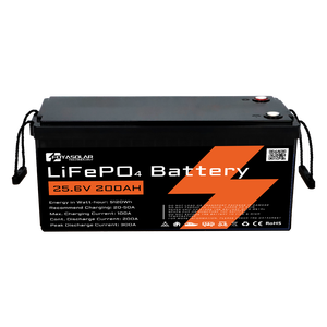 Batterie au lithium Foyasolar en gros 24 V 100 Ah 200 Ah 300 Ah 25,6 V pour applications marines et solaires - Product Image 1