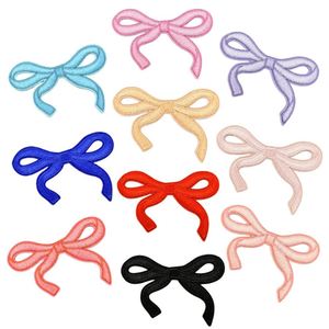 Computer Embroidery Iron on Kawaii Various Bowknot Patch for Clothes <b>Hat</b> <b>Bag</b> Decoration - Product Image 5