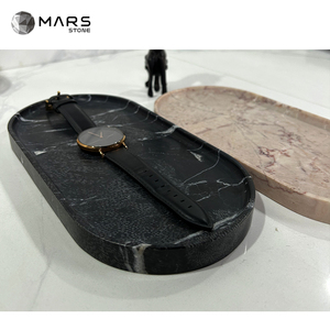 Décoration de la maison présentoir à bijoux durable plateau en marbre beau plateau de salle de bain en pierre de luxe <span class=keywords><strong>Dubai</strong></span> <span class=keywords><strong>Diner</strong></span> - Product Image 3