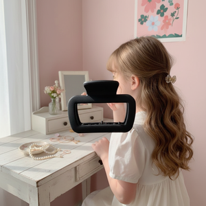 Accessori per capelli in resina di perle con fiocco di moda di tendenza per bambini Chic in Chiffon tessuto vendita calda all'ingrosso cartone personalizzato - Product Image 3