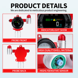 Détecteur <span class=keywords><strong>de</strong></span> <span class=keywords><strong>fuite</strong></span> <span class=keywords><strong>de</strong></span> gaz hydrogène antidéflagrant RTTPP haute précision IP66 Exd IIC T6 Gb pour CO2 H2S H2 CH4 NH3 avec alarme sonore et lumineuse - Product Image 2