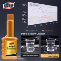 Aeropak 120ML Nettoyant puissant pour injecteurs de carburant automobile, additif liquide pour essence, traitement en bouteille plastique