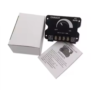 Dc 12V-24V LED <span class=keywords><strong>Dimmer</strong></span> chuyển 30A 360W có thể điều chỉnh điều chỉnh điện áp điều khiển cho LED Strip ánh sáng đèn mờ 8A 1 kênh - Product Image 5