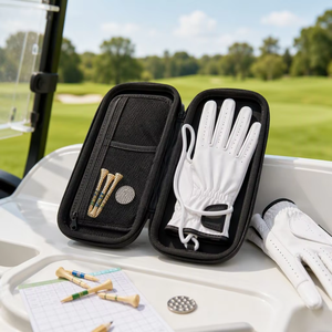 Étui et <span class=keywords><strong>sac</strong></span> à gants étanches EVA personnalisés pour accessoires de <span class=keywords><strong>golf</strong></span> T-shirts portables Organisateur d'outils Divot Boîte à coque dure pour club de sport de <span class=keywords><strong>golf</strong></span> - Product Image 3