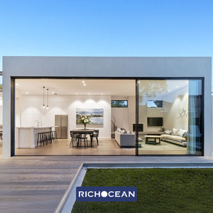 Puerta Corredera de Aluminio Delgada y Moderna RICHOCEAN, Resistente a Huracanes, con Doble Acristalamiento, para Patio, Estilo Miami Dade - Product Image 3