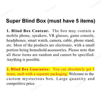 Caja Misteriosa Sorpresa 100% con Productos Inteligentes, Teléfono Inteligente, Tableta 5G, Laptop, Reloj Inteligente, Auriculares, Regalo Sorpresa
