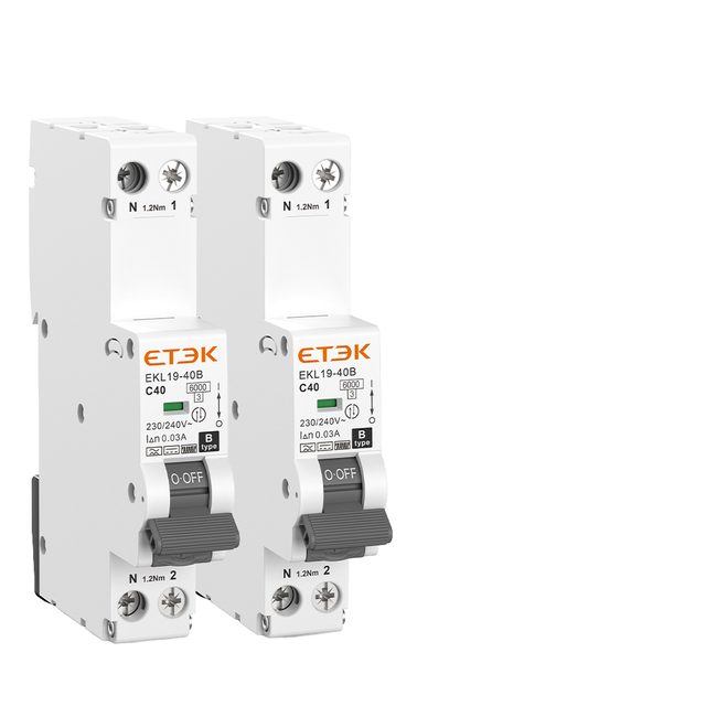 Type B RCBO Miniature Circuit Breaker 6KA 1P+N DPN 6-40A 230/240V 30mA Curve C Residual Automatic Current Leakage Protection