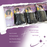 Cheveux synthétiques afro crépus en vrac pour tresses, 12 pouces, 100g, fibre PET haute température, approvisionnement stable pour salons et projets de tressage en gros