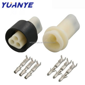 3P-WPK-YPC-M(F) 3针防水汽车连接器公/母插头，用于摩托车和汽车线束 - Product Image 1