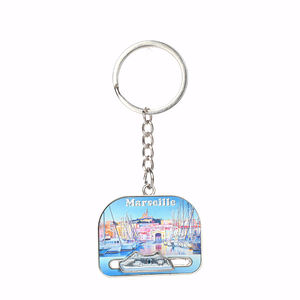 Профессиональная фабрика OEM, оптовая продажа, рекламная Настройка, пиренейная сувенирная Съемная Оловянная фольга, брелок - Product Image 4