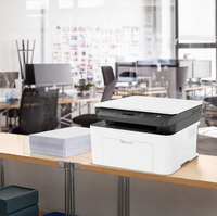 Printer Laser MFP 1188a untuk Kantor dan Rumah, A4 Hitam Putih, Mesin Fotokopi dan Pemindai Laser, Baru Asli, All in One