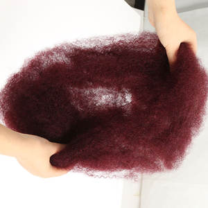 Brésilien Remy <span class=keywords><strong>Afro</strong></span> Crépus En Vrac Extensions De <span class=keywords><strong>Cheveux</strong></span> Humains QVR Vrais <span class=keywords><strong>Cheveux</strong></span> Humains Tressage <span class=keywords><strong>Laine</strong></span> Haute Qualité Tressage Extensions De <span class=keywords><strong>Cheveux</strong></span> - Product Image 2