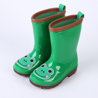 Bottes de pluie Animal Pure Color Cow Rabbit Frog Koala Students Shoes Cartoon Boys and Girls Rain Botas Waterproof Kids Rain Wear
