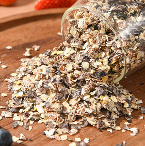 Fiocchi d'avena neri naturali di grano, <span class=keywords><strong>cereali</strong></span> <span class=keywords><strong>integrali</strong></span> ad alto contenuto di fibre per <span class=keywords><strong>colazione</strong></span>, yogurt e latte, all'ingrosso dalla Cina - Product Image 3