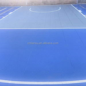 Dalles de sol en plastique PP portables de 25 cm x 25 cm, emboîtables, pour terrains de sport extérieurs, adaptées aux terrains de basket-ball/tennis/volley-ball <span class=keywords><strong>NBA</strong></span> - Product Image 6