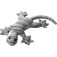 Animal en peluche naturel, cm, Gecko, vert et gris, pour enfants, personnalisé, doux