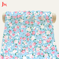 Tissu de luxe en popeline de coton 100% à petites fleurs, tissé, imprimé, pour vêtements
