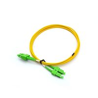 Cordon de brassage fibre optique monomode 9/125 duplex SC/UPC-SC/UPC extérieur de haute qualité pour réseau télécom GPRS, certifié RoHS