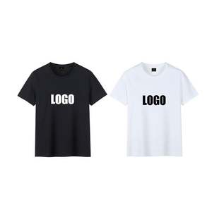 Camiseta Unisex de Manga Corta con Cuello Redondo, de Algodón Transpirable y Comprimido, con Logotipo Personalizado, para Uniformes Escolares, Clubes Deportivos y Grupos - Product Image 2