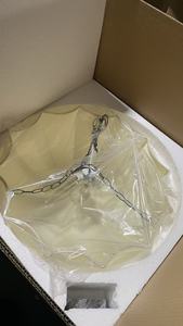 Lampe suspendue vintage française Wabi-Sabi, élégante <span class=keywords><strong>suspension</strong></span> <span class=keywords><strong>en</strong></span> <span class=keywords><strong>tissu</strong></span> <span class=keywords><strong>en</strong></span> forme de parapluie, luminaire suspendu <span class=keywords><strong>pour</strong></span> salon, <span class=keywords><strong>chambre</strong></span> ou restaurant - Product Image 6