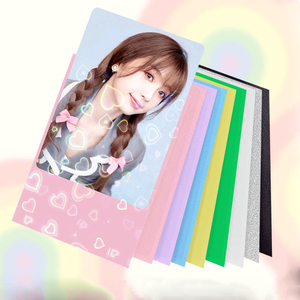 Capas Holográficas Protetoras de Cartões com Efeito Laser Brilhante, Capa Transparente para Jogos de Tabuleiro, Capa Protetora para Cartões KPOP YGO PKM - Product Image 1