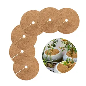 100% Natural coco fiber coir Coconut Fiber Tree Ring Mulch Mat for Tree Protection Weed Control China Supplier